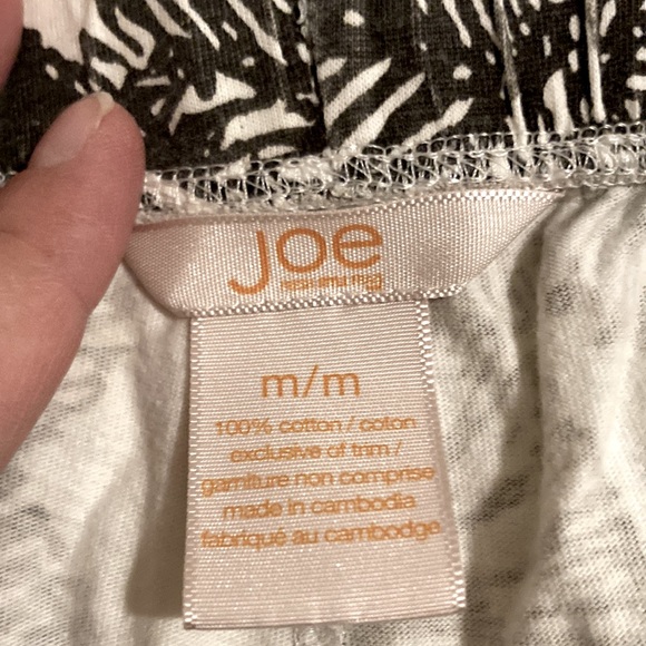 Joe 100% Cotton Capri Lounge Pants EUC SZ M - Picture 3 of 5